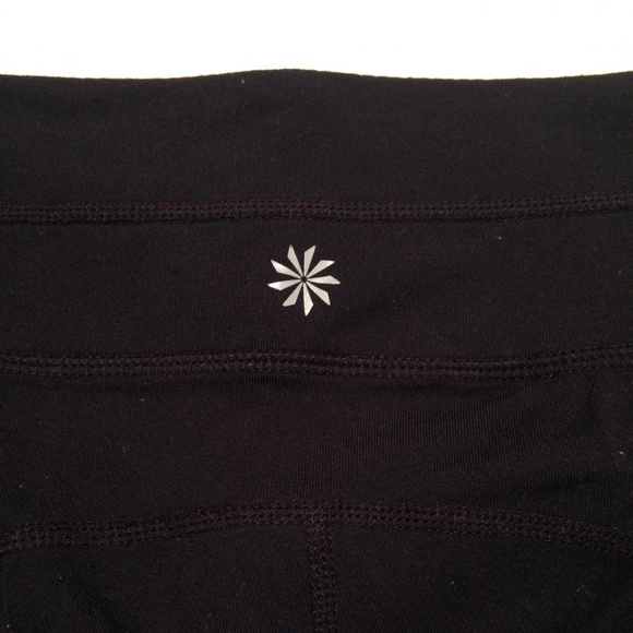 Athleta Capri Pants Black Waist band Yoga S - Picture 8 of 8